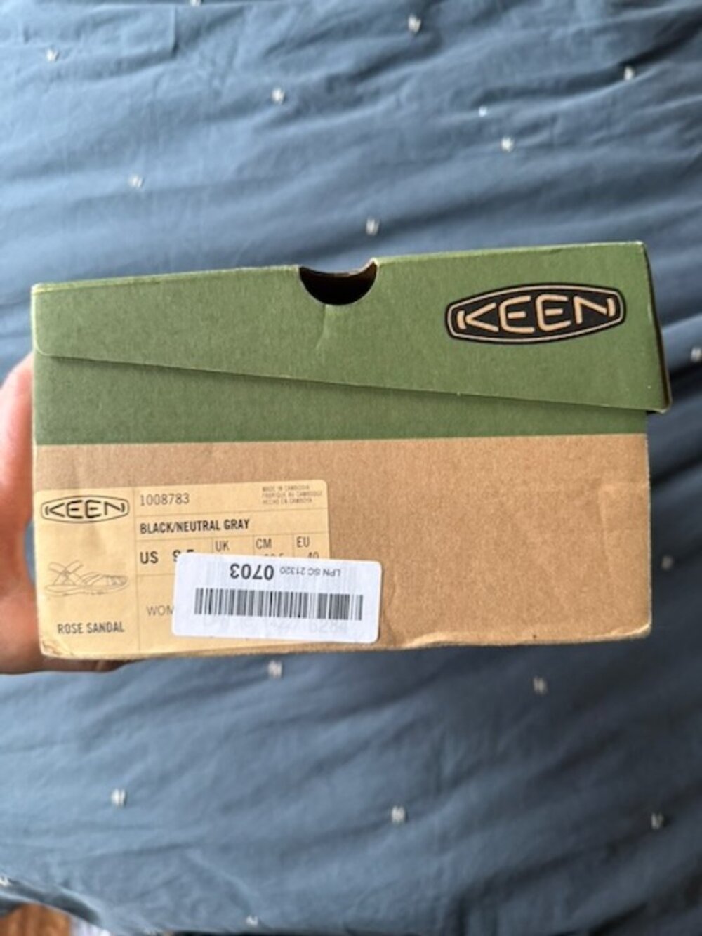 KEEN Women's Rose Sandal Black / Grey - W size 9.5 - Picture 2 of 7